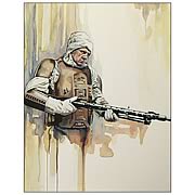 Star Wars Dengar Bounty Hunter Collection Art Lithograph